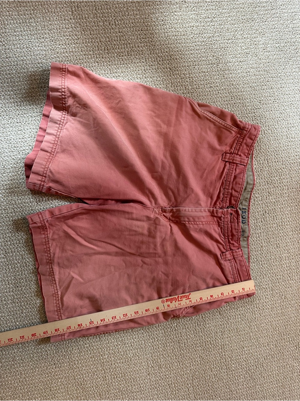 Izod Men's Bermuda Shorts in Coral